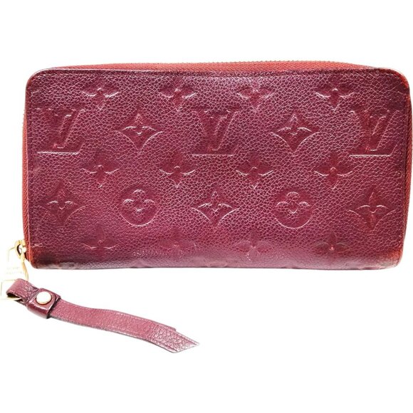 236224BD (L3) Louis Vuitton Wallet Long Purple Monogram Empreinte - Picture 1 of 10